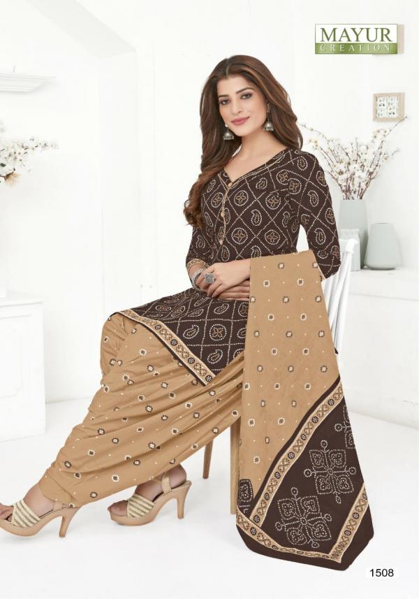 Mayur Bandhani Special Vol 15 Cotton Designer Dress Material